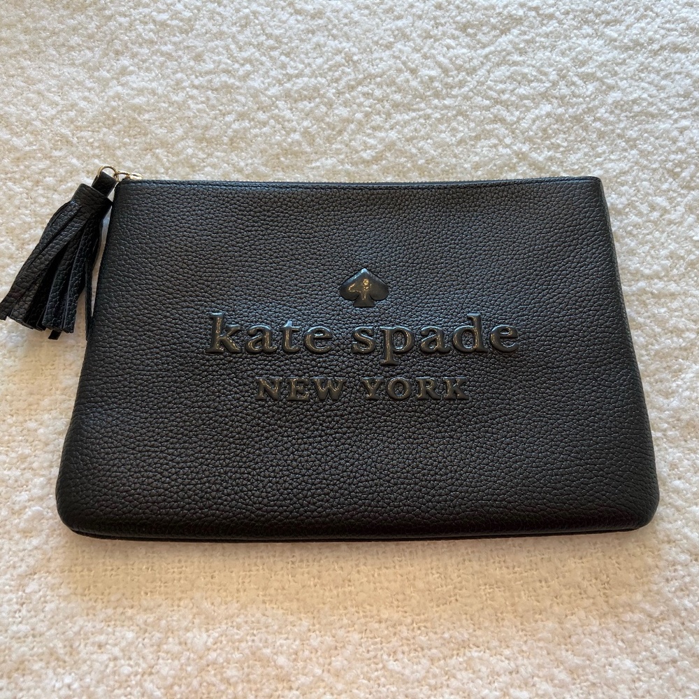 Kate Spade Black Wristlet Clutch